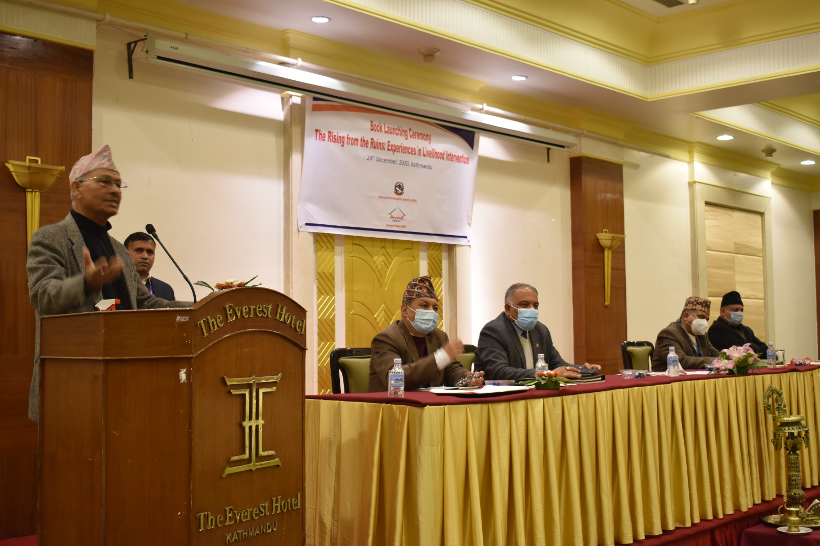 Launching ceremony of the book “Rising from the Ruin”